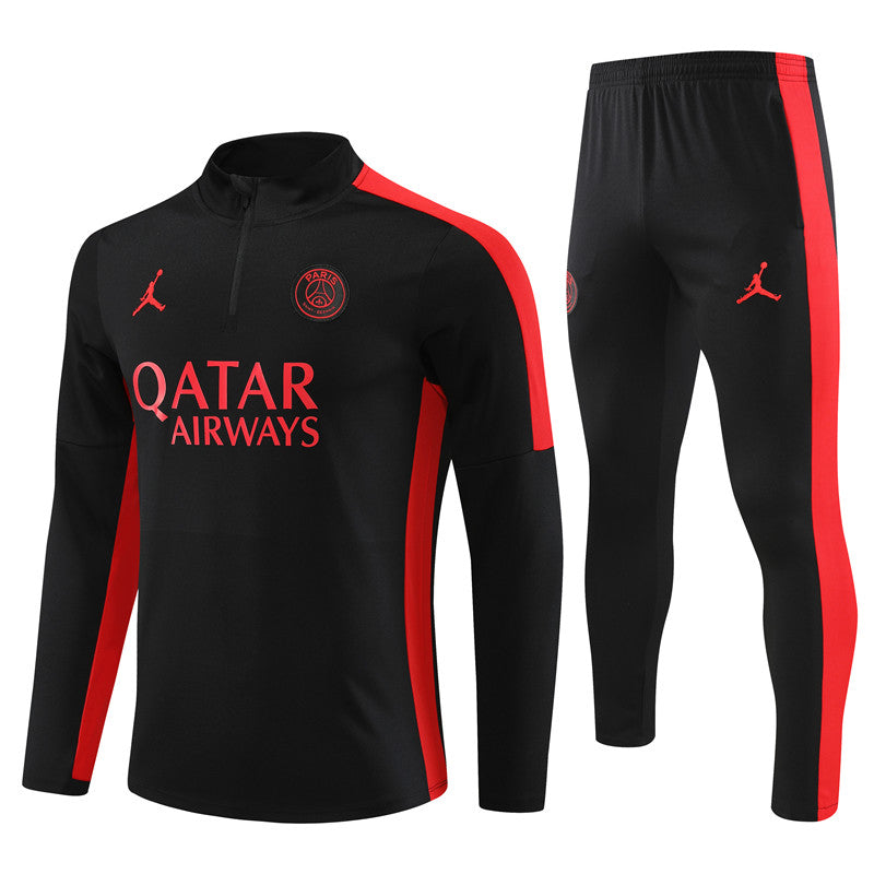 Black/Red PSG Tracksuit