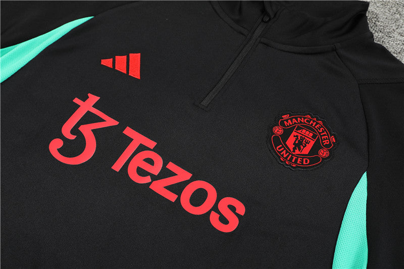 Kids Black/Red Manchester UTD Tracksuit