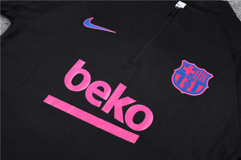 Black/Pink Barcelona Tracksuit