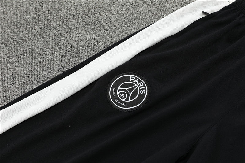 Psg black and white on sale tracksuit