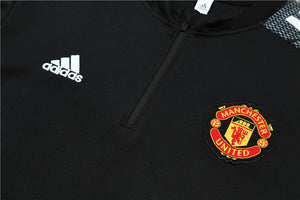 Kids Black Manchester UTD Tracksuit