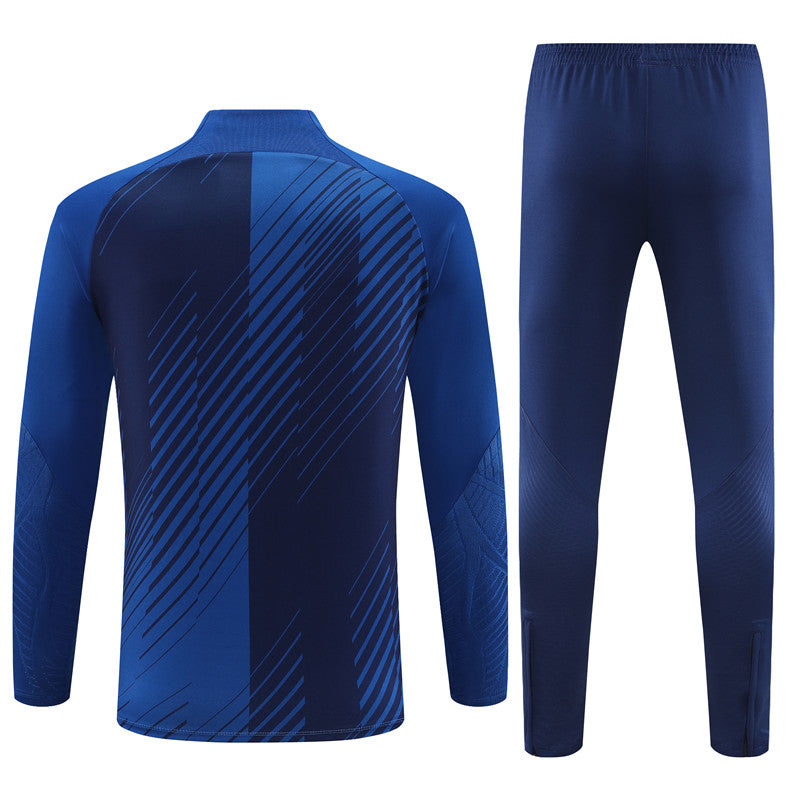 Kids Royal Blue/Blue Barcelona Tracksuit