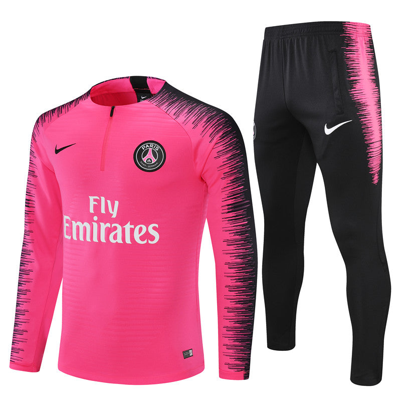 Kids Hot Pink/Black PSG Tracksuit