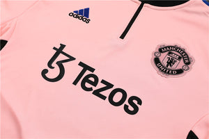 Kids Pink Manchester UTD Tracksuit