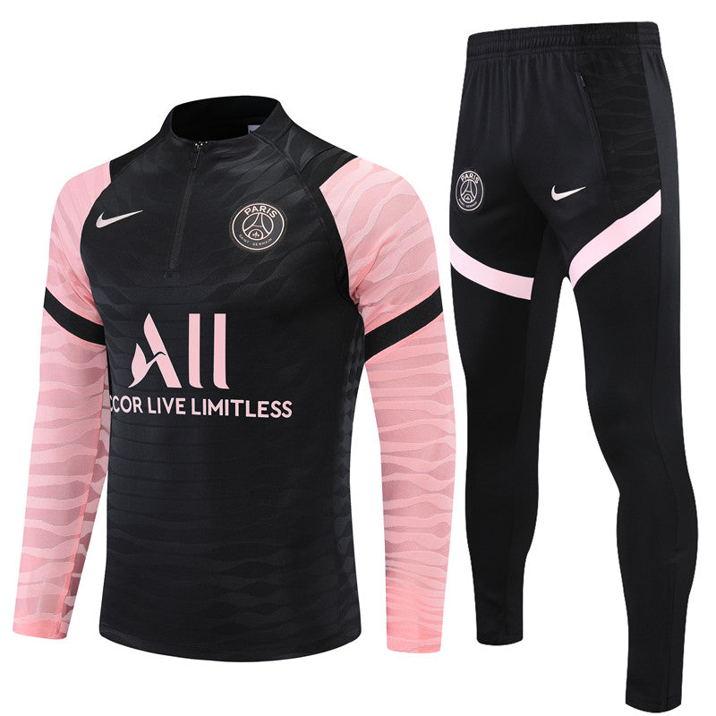 Pink Sleeve/Black PSG Tracksuit