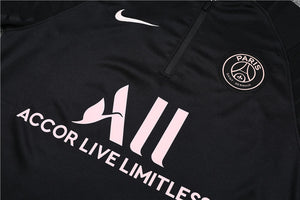 Kids Black/Pink PSG Tracksuit