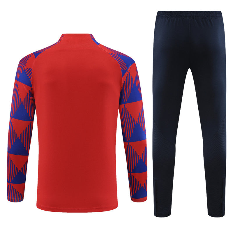 Red Barcelona Tracksuit