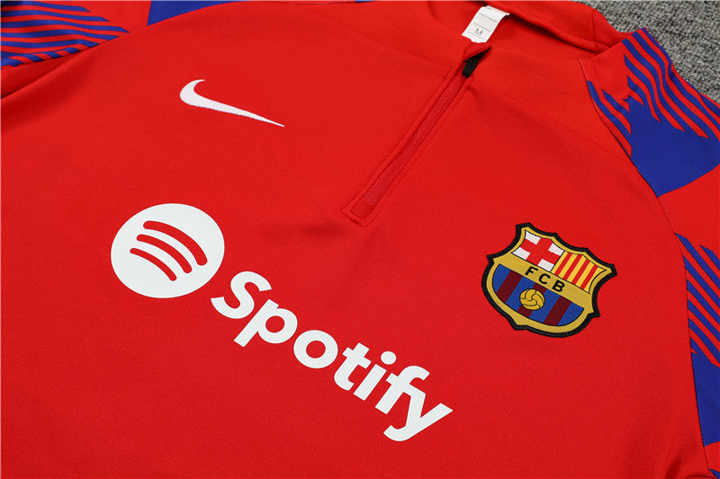 Red Barcelona Tracksuit