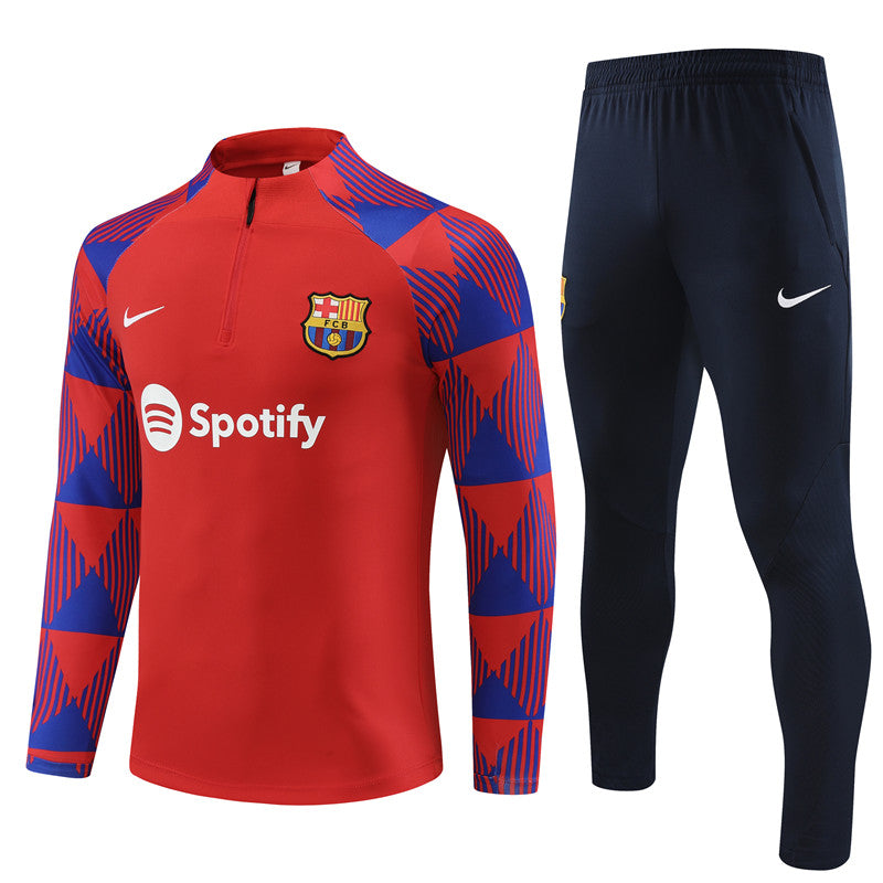 Red Barcelona Tracksuit