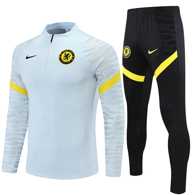 White/Yellow Chelsea Tracksuit